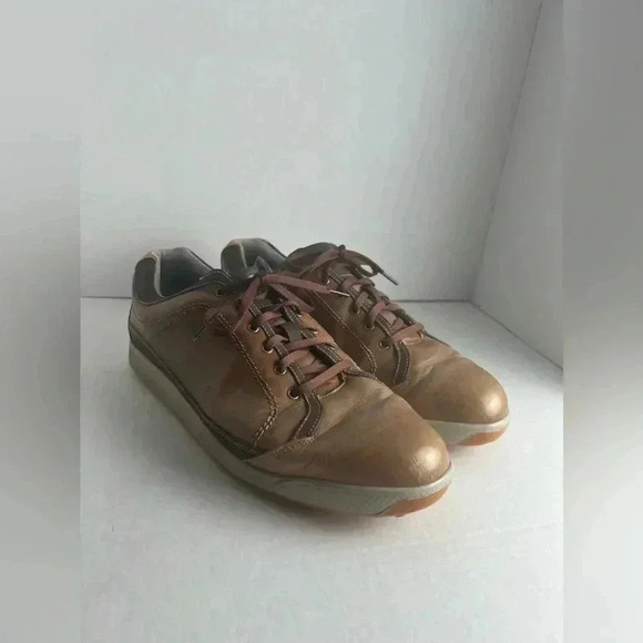 FOOTJOY FJ Contour Golf Casual Shoes Brown Leather-Size:10.5 M - Picture 2 of 9
